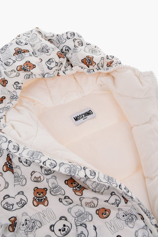 All Over Printed Logo  Padded Baby Sleeping Bag