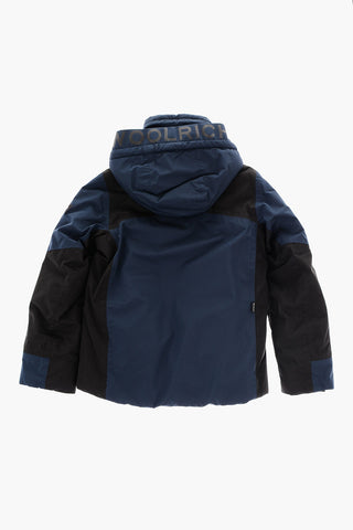 Snap Buttons Two-Tone Padded Jacket