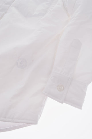 MM6 overshirt a tinta unita imbottito