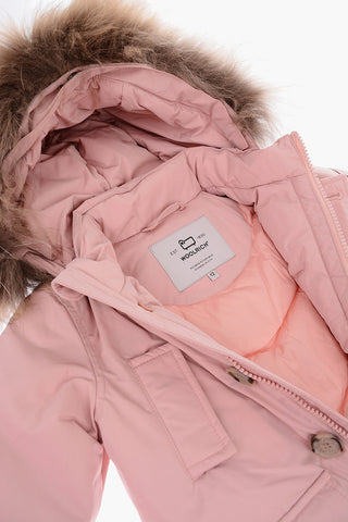 Real Fur Detail 4 Pockets Down Jacket