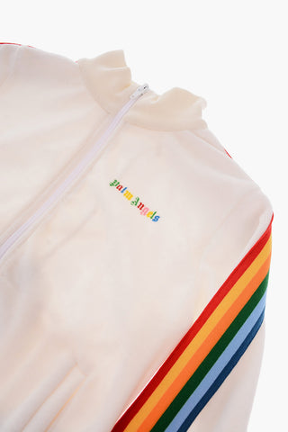 Velour Track Sweatshirt with Side Band