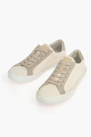 Canvas Sneakers with Suede Details