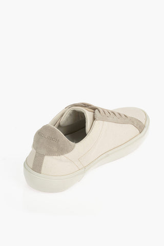 Canvas Sneakers with Suede Details