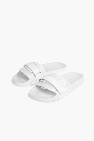 Rubber Slides with Check Details and Velcro Closure