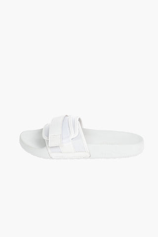 Rubber Slides with Check Details and Velcro Closure