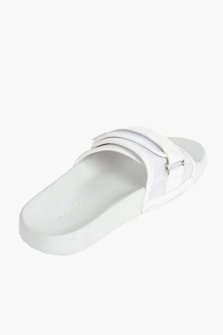 Rubber Slides with Check Details and Velcro Closure