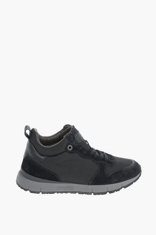 Suede and Textured Leather JOGGER High-Top Sneakers