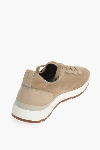 Sneakers in Camoscio a Tinta Unita