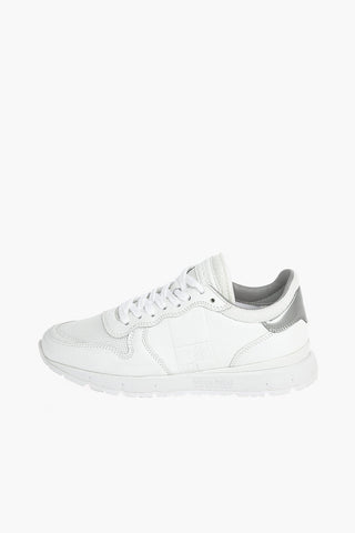 Mesh and Texured Leather JOGGER Low-Top Sneakers