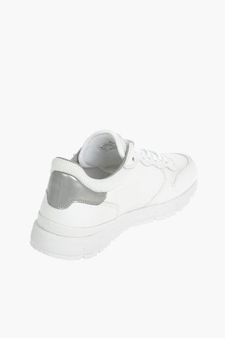 Mesh and Texured Leather JOGGER Low-Top Sneakers
