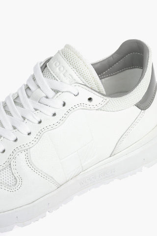 Mesh and Texured Leather JOGGER Low-Top Sneakers