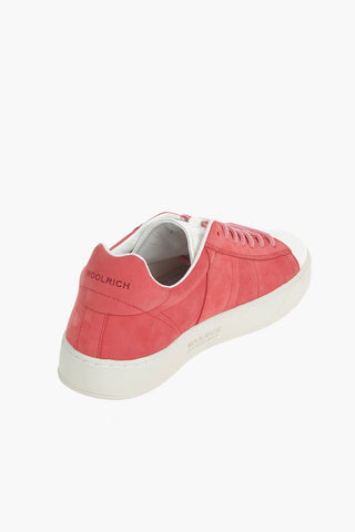 Patent and Nabuk Leather Low-Top Sneakers