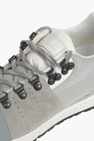 Leather and Fabric Sneakers