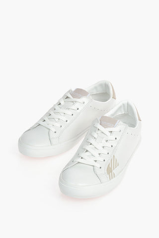 Sneakers CHECK in Pelle