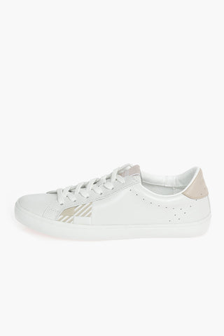 Sneakers CHECK in Pelle
