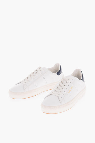 Leather ALL AROUND Sneakers with Contrasting Details