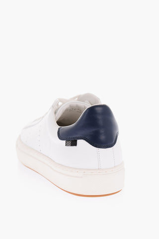 Leather ALL AROUND Sneakers with Contrasting Details