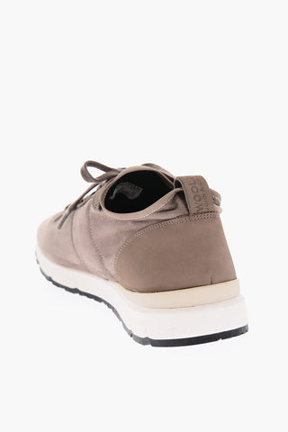 Contrasting Sole Suede JOGGER LIGHT Low-Top Sneakers