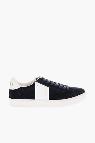 Sneakers in Camoscio con Dettagli a Contrasto