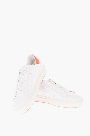 Leather ALL AROUND Sneakers with Contrasting Details