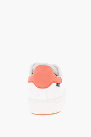 Leather ALL AROUND Sneakers with Contrasting Details