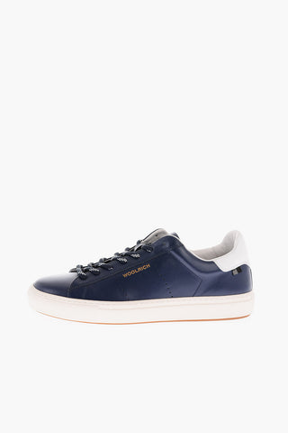 Sneakers ALL AROUND in Pelle con Dettagli a Contrasto