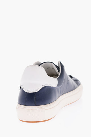Leather ALL AROUND Sneakers with Contrasting Details