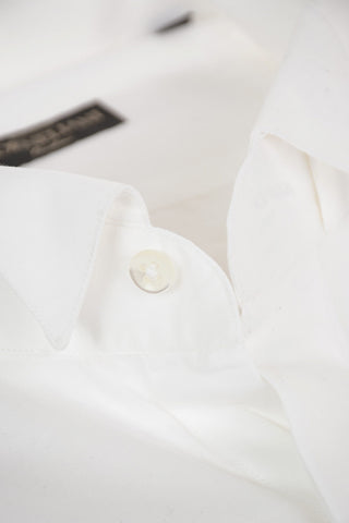 Twill Cotton CEREMONY Shirt with Wing-tip Collar