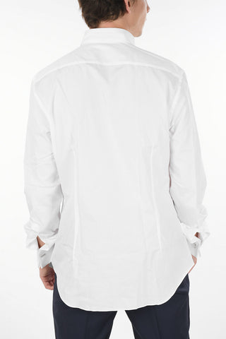 Twill Cotton CEREMONY Shirt with Wing-tip Collar