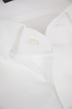 Cotton Twill Ceremony Shirt with Diplomatic Collar