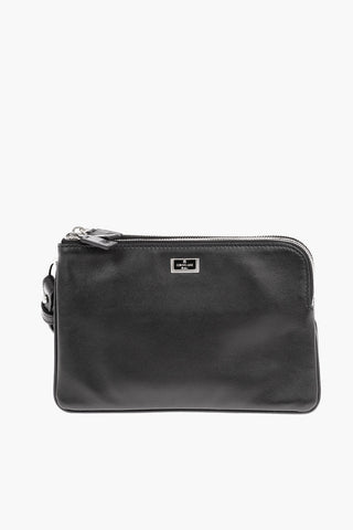 3 Compartment Leather Book Pouch