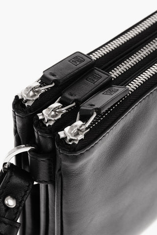 3 Compartment Leather Book Pouch
