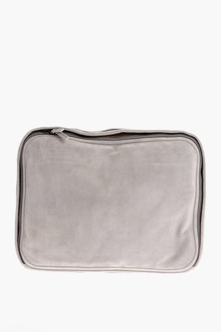 Borsa Laptop in Suede con Tracolla