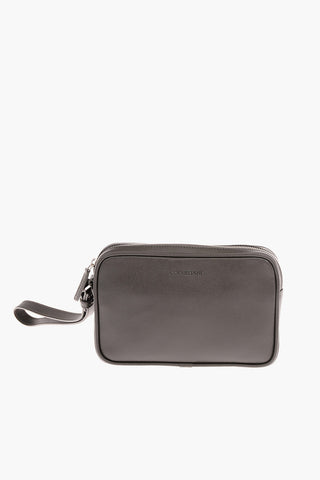 Zipped SAFFIANO Leather Bracelet Pouch