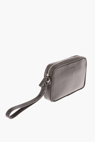 Zipped SAFFIANO Leather Bracelet Pouch