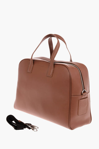 Hammered Leather BOTTALATA Travel Bag