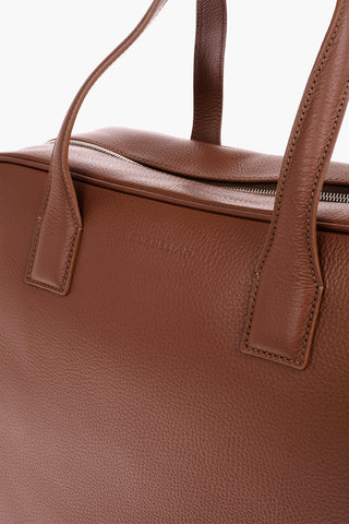 Hammered Leather BOTTALATA Travel Bag