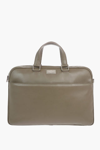 Borsa Business in Pelle con Tasca Esterna