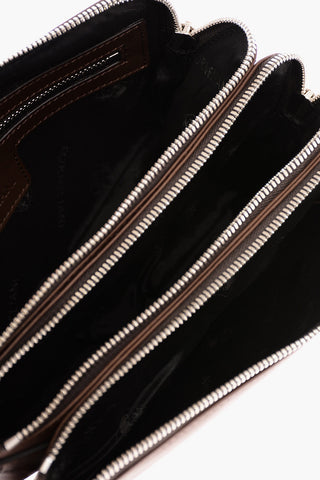 3 Compartment Leather Book Pouch