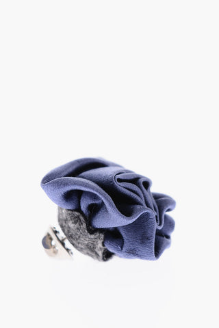 Spilla in Misto Seta a Tinta Unita