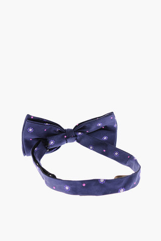 Embroidered Silk Bow Tie