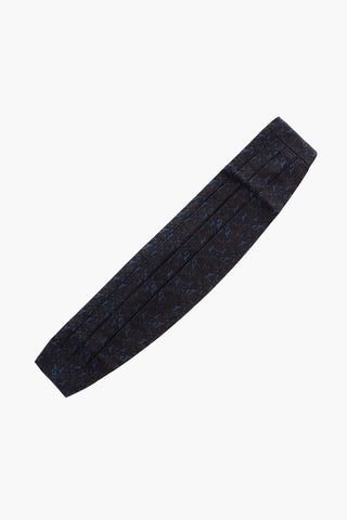Patterned Silk Cummerbund 
