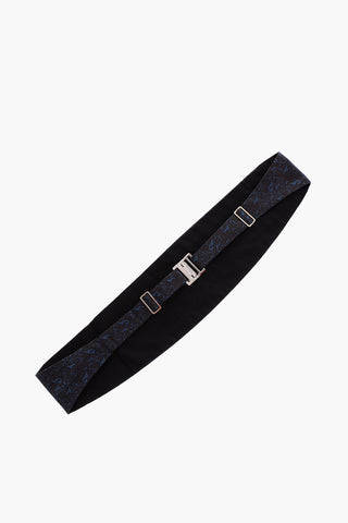 Patterned Silk Cummerbund 