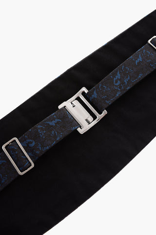 Patterned Silk Cummerbund 