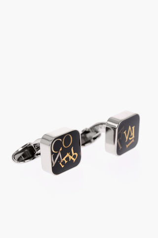 Brass Cufflinks with Logo