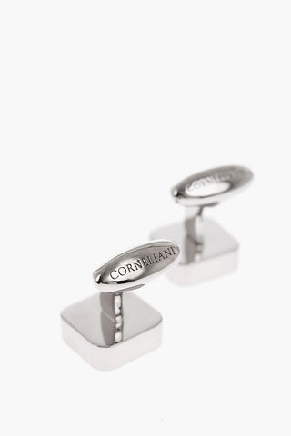 Brass Cufflinks with Logo