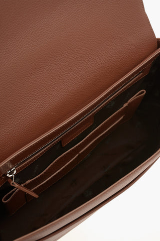 Textured Leather Crossbody Bag