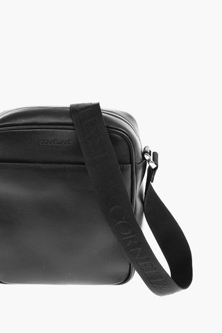 Borsello in Pelle a Tracolla con Zip