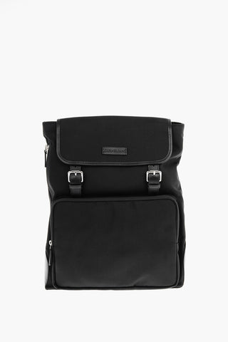 ID Leather Detail NEW FITZROY Fabric Backpack