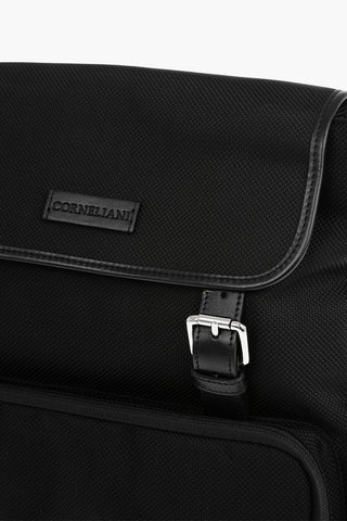 ID Leather Detail NEW FITZROY Fabric Backpack
